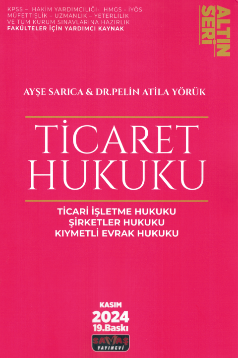 Altın Seri - Ticaret Hukuku
