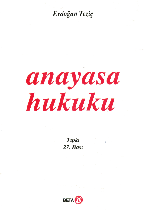 Anayasa Hukuku Genel Esaslar