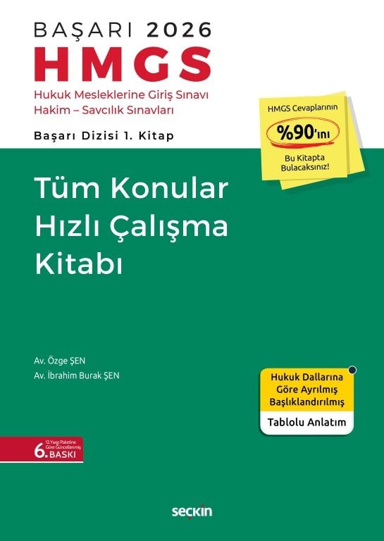 BAŞARI - HMGS Tüm Konular Hızlı Çalışma Kitabı
