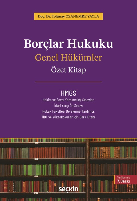 Borçlar Hukuku Genel Hükümler - Özet Kitap -