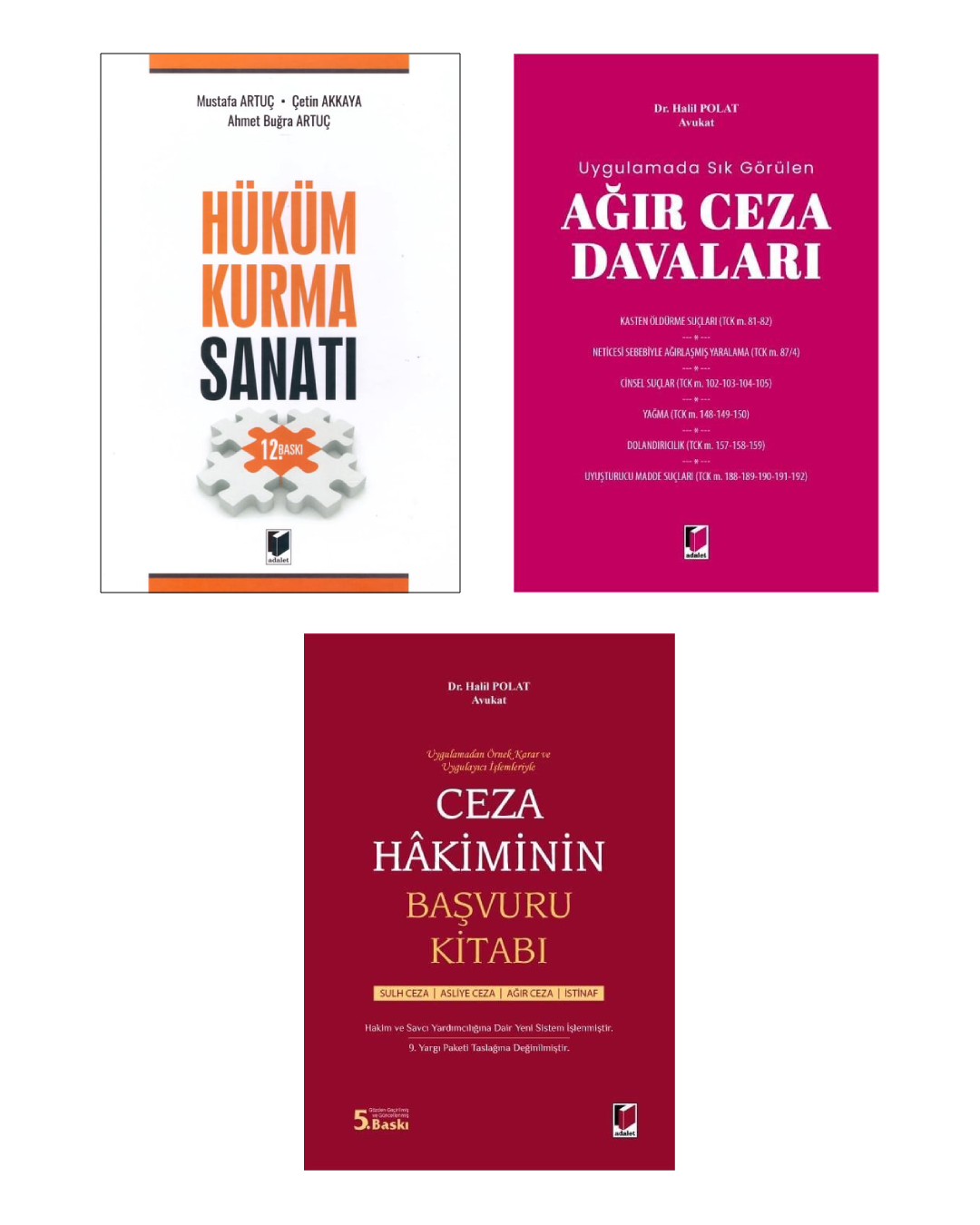 Ceza Hakiminin Başvuru Kitabı + Hüküm Kurma Sanatı + Ağır Ceza Davaları Kampanya Seti