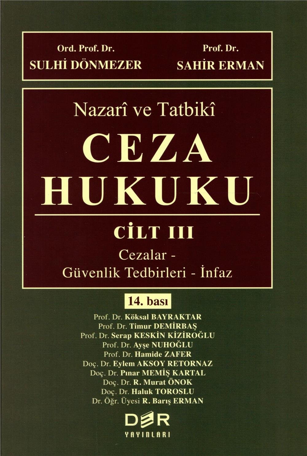 Ceza Hukuku Cilt III