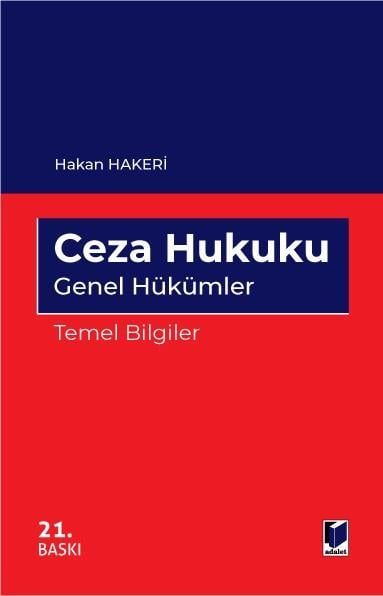 Ceza Hukuku Genel Hükümler Temel Bilgiler