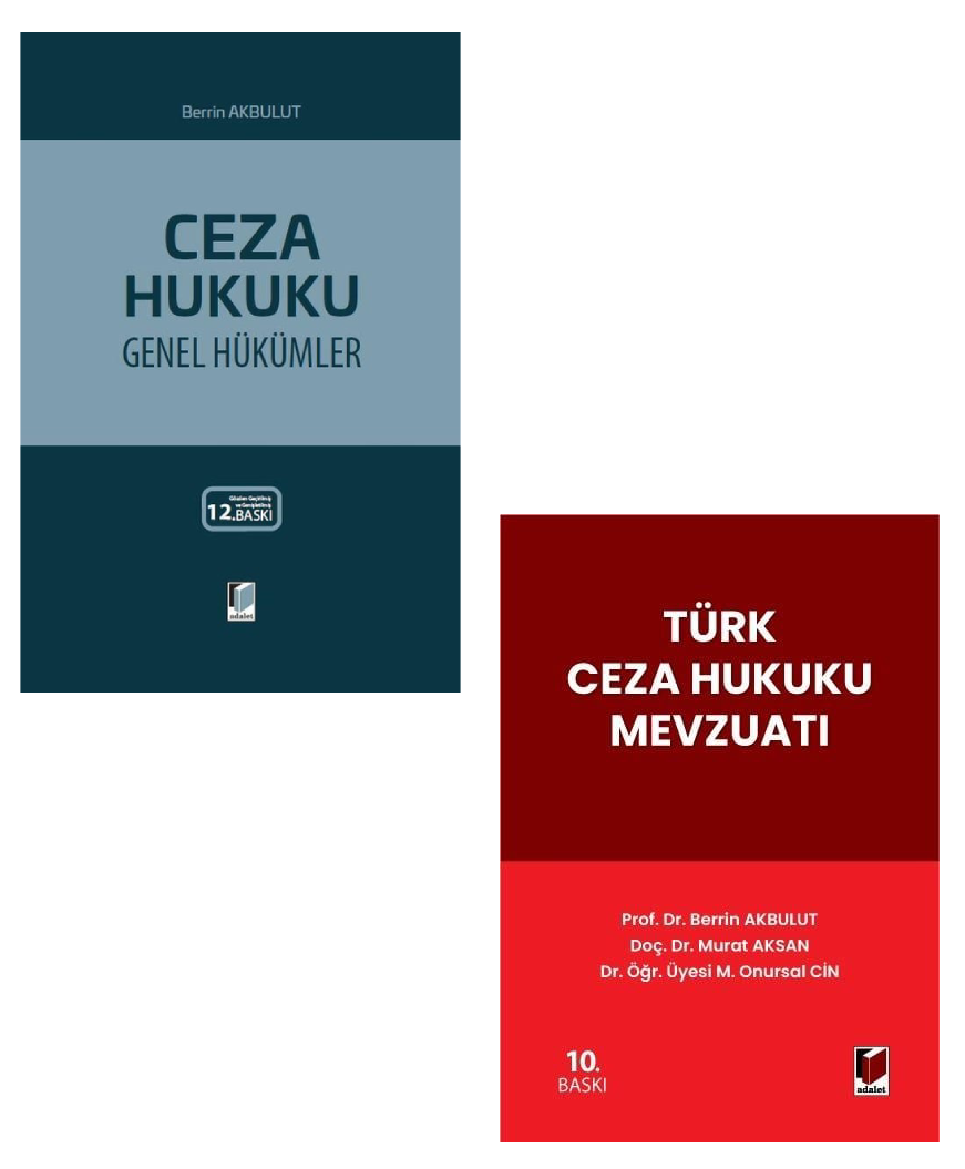 Ceza Hukuku Genel Hükümler + Türk Ceza Hukuku Mevzuatı Kampanya Seti (Ekim 2025)