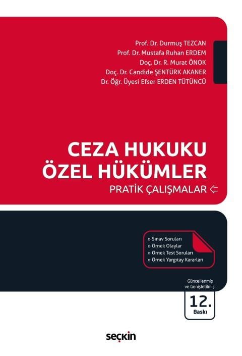 Ceza Hukuku Özel Hükümler Pratik Çalışmalar