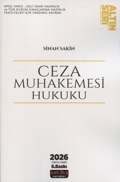 Ceza Muhakemesi Hukuku Konu Anlatımı