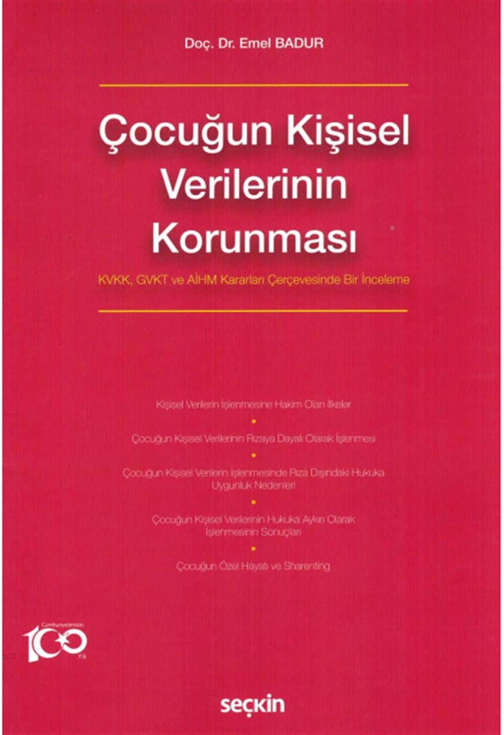 Çocuğun Kişisel Verilerinin Korunması