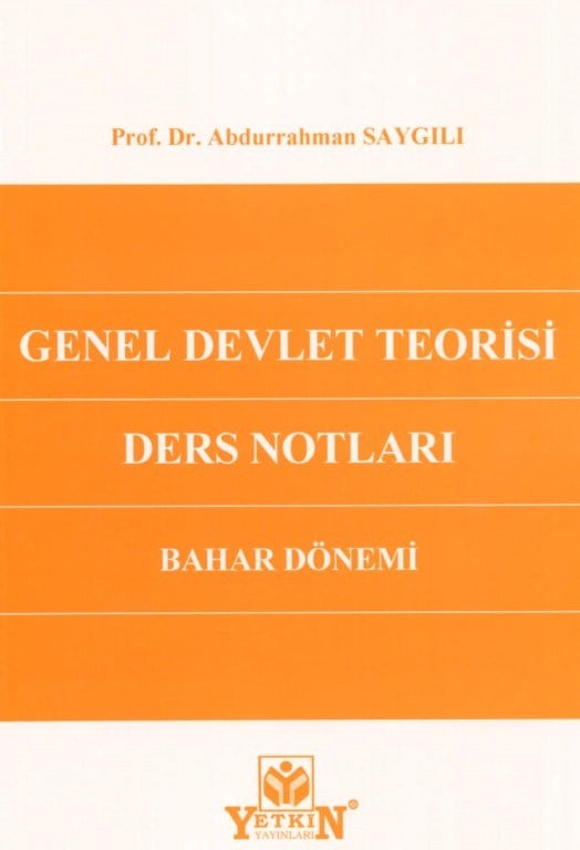 Genel Devlet Teorisi Dersleri