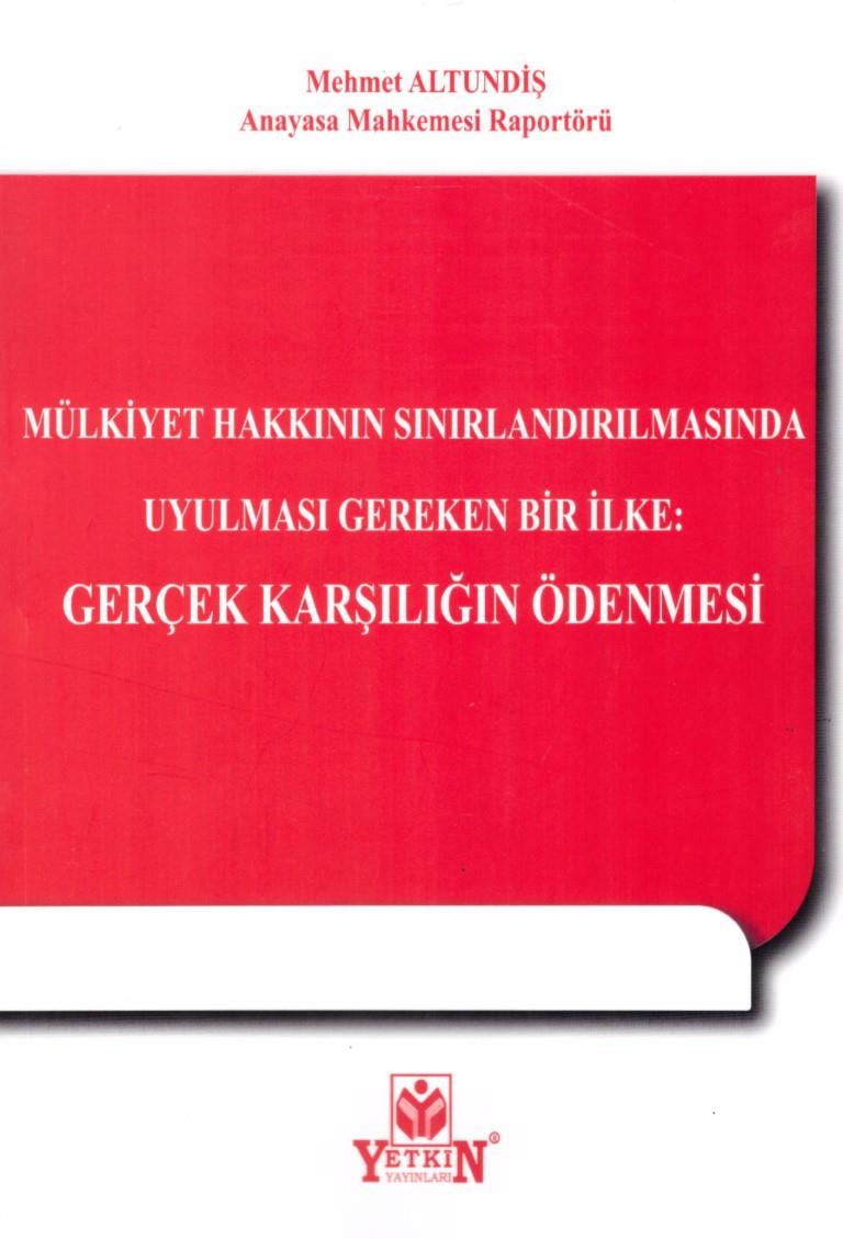 GERÇEK KARŞILIĞIN ÖDENMESİ (YETKİN)