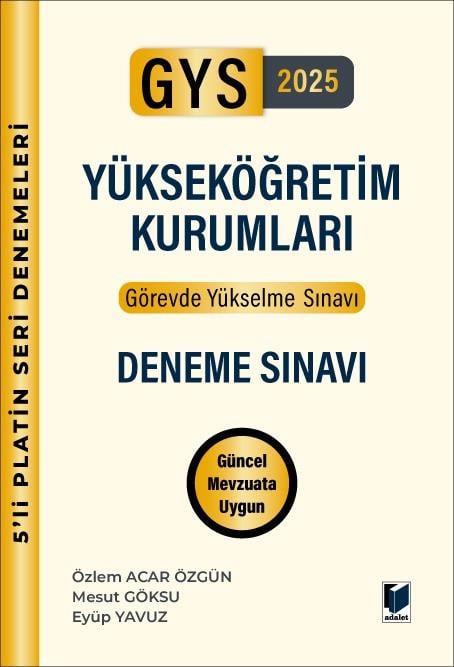Görevde Yükselme 5’li Platin Seri Denemeleri