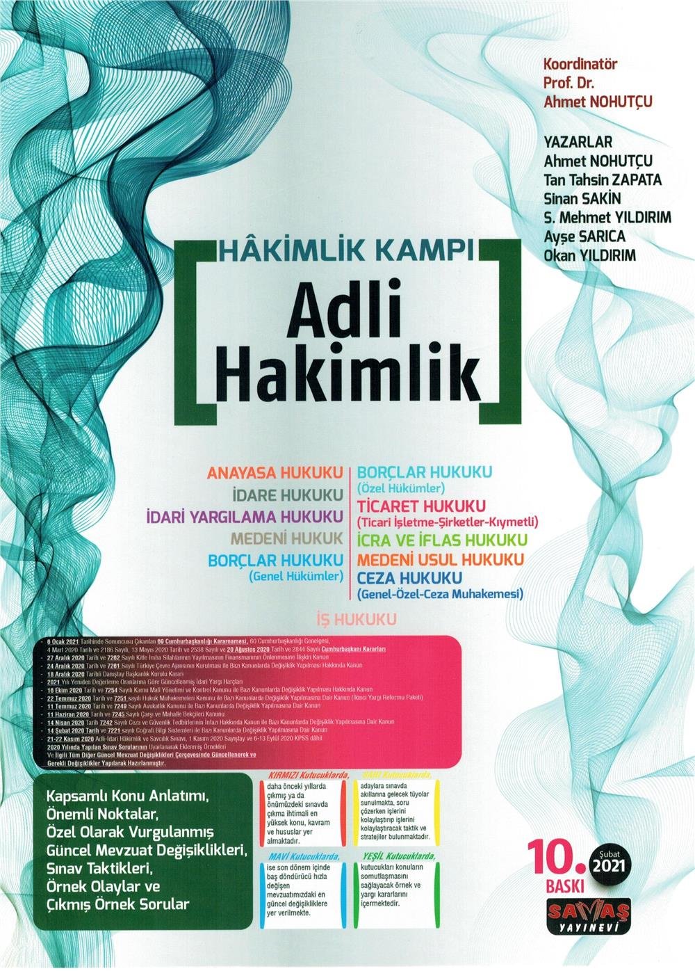 Hakimlik Kampı Adli Hakimlik Konu Anlatımlı Modüler Set