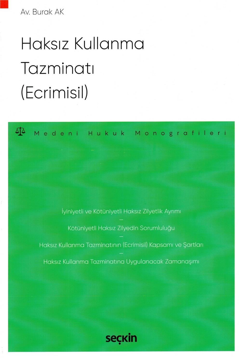Haksız Kullanma Tazminatı (Ecrimisil)