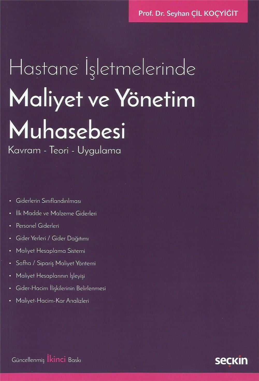 Hastane İşletmelerinde Maliyet ve Yönetim Muhasebesi