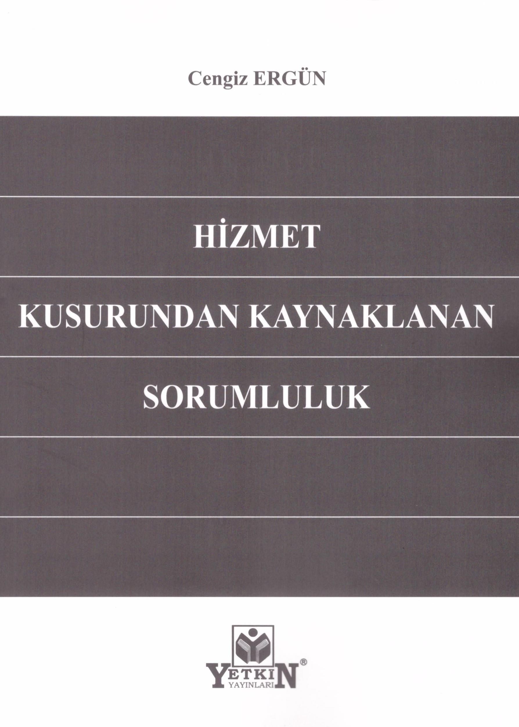 Hizmet Kusurundan Kaynaklanan Sorumluluk