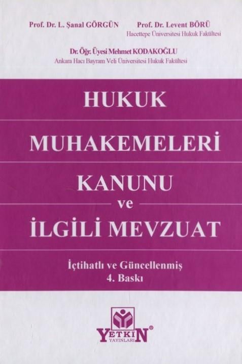 Hukuk Muhakemeleri Kanunu ve İlgili Mevzuat