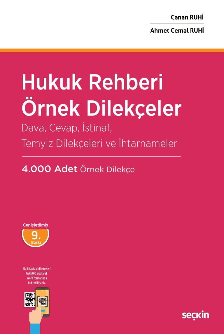 HUKUK REHBERİ ÖRNEK DİLEKÇELER 9.BASKI (SEÇKİN)