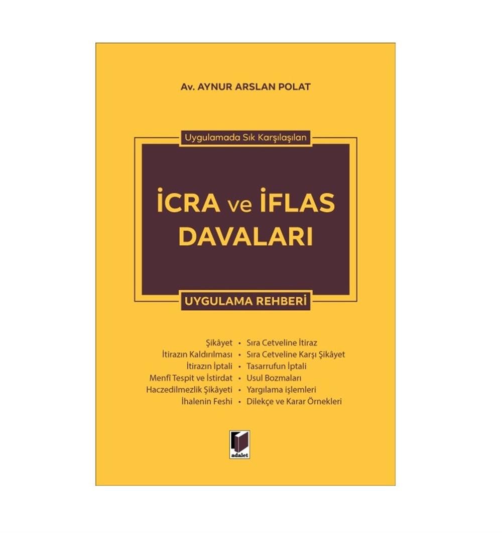 İcra ve İflas Davaları Uygulama Rehberi (Değişiklik Ekli)