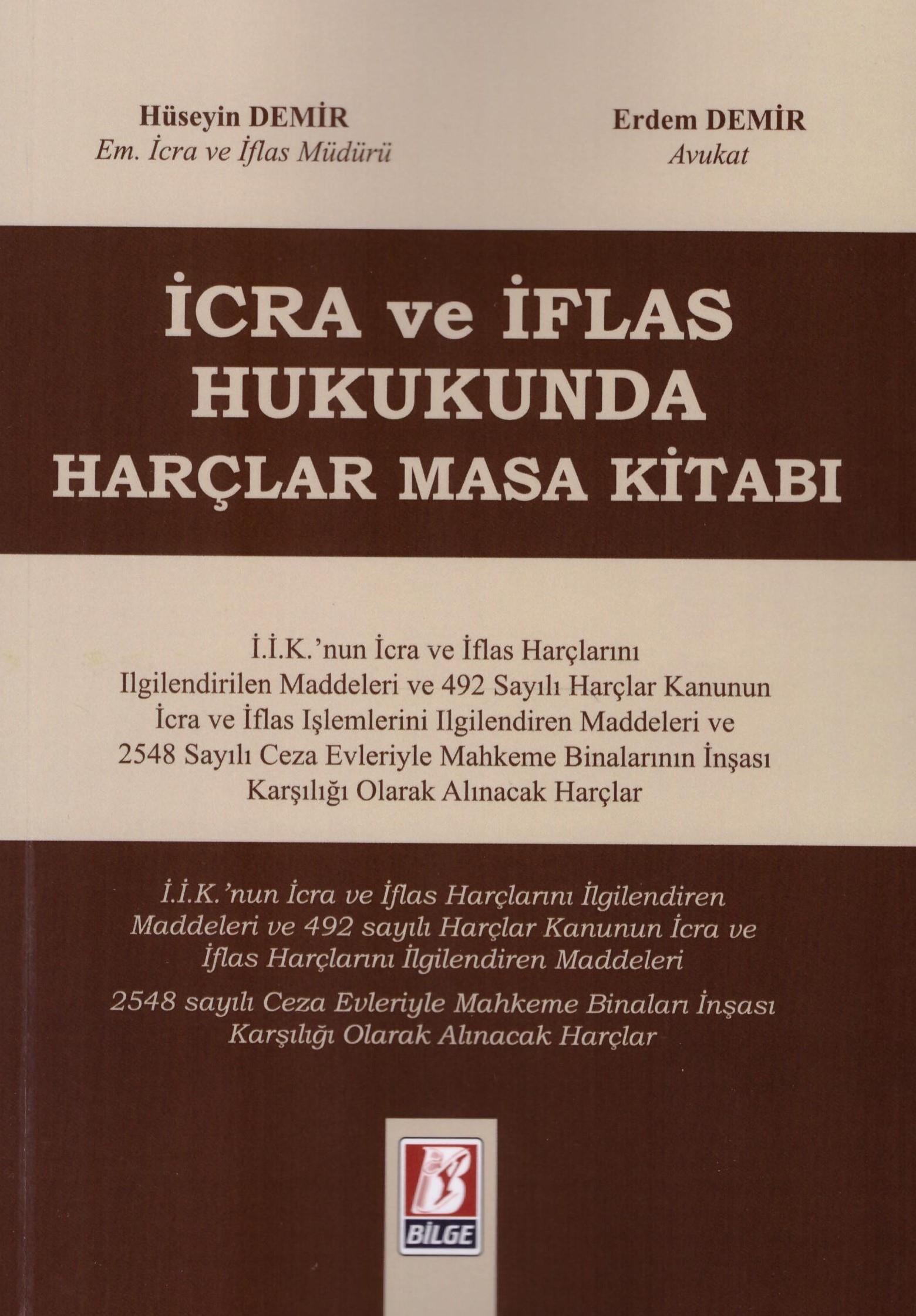 İcra ve İflas Hukukunda Harçlar Masa Kitabı