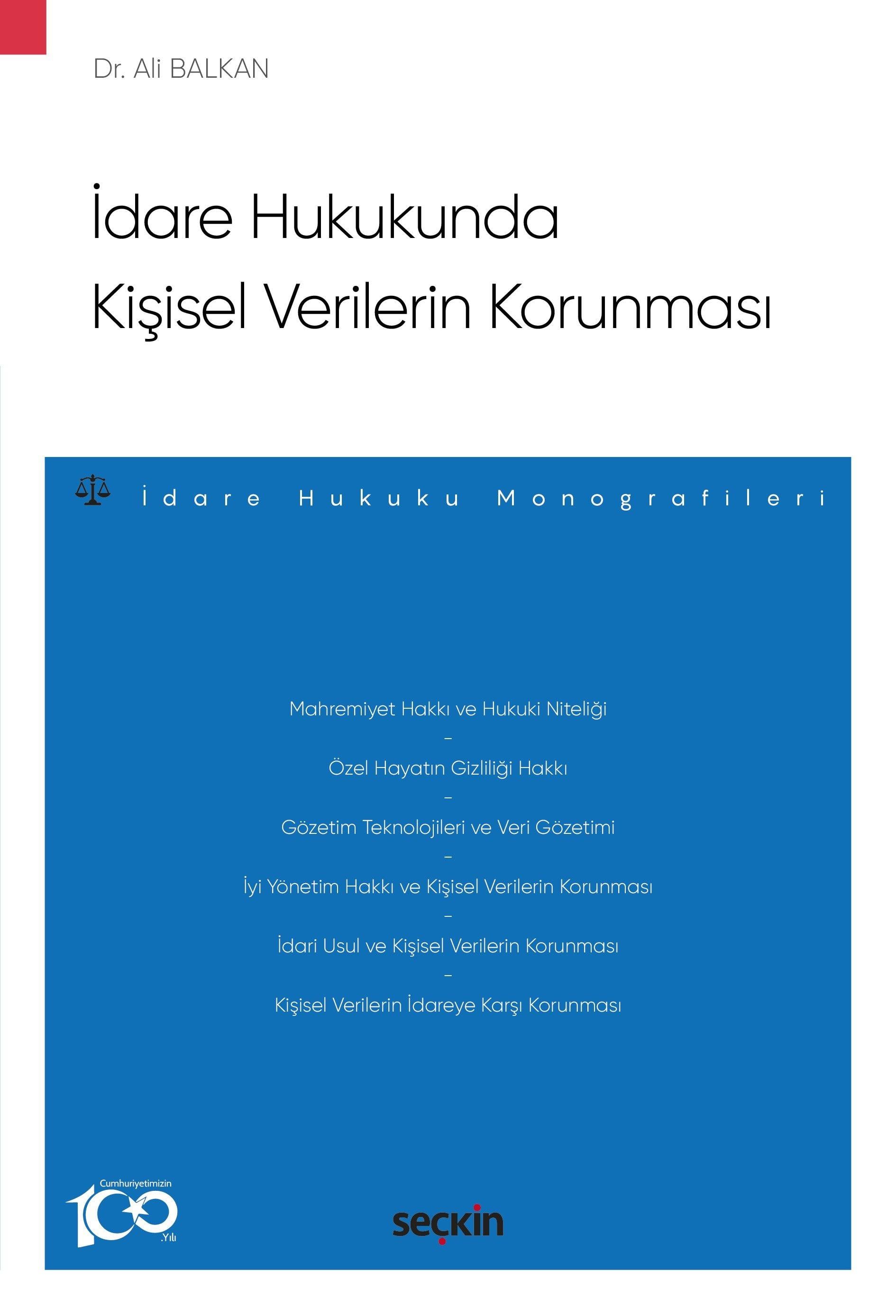 İdare Hukukunda Kişisel Verilerin Korunması