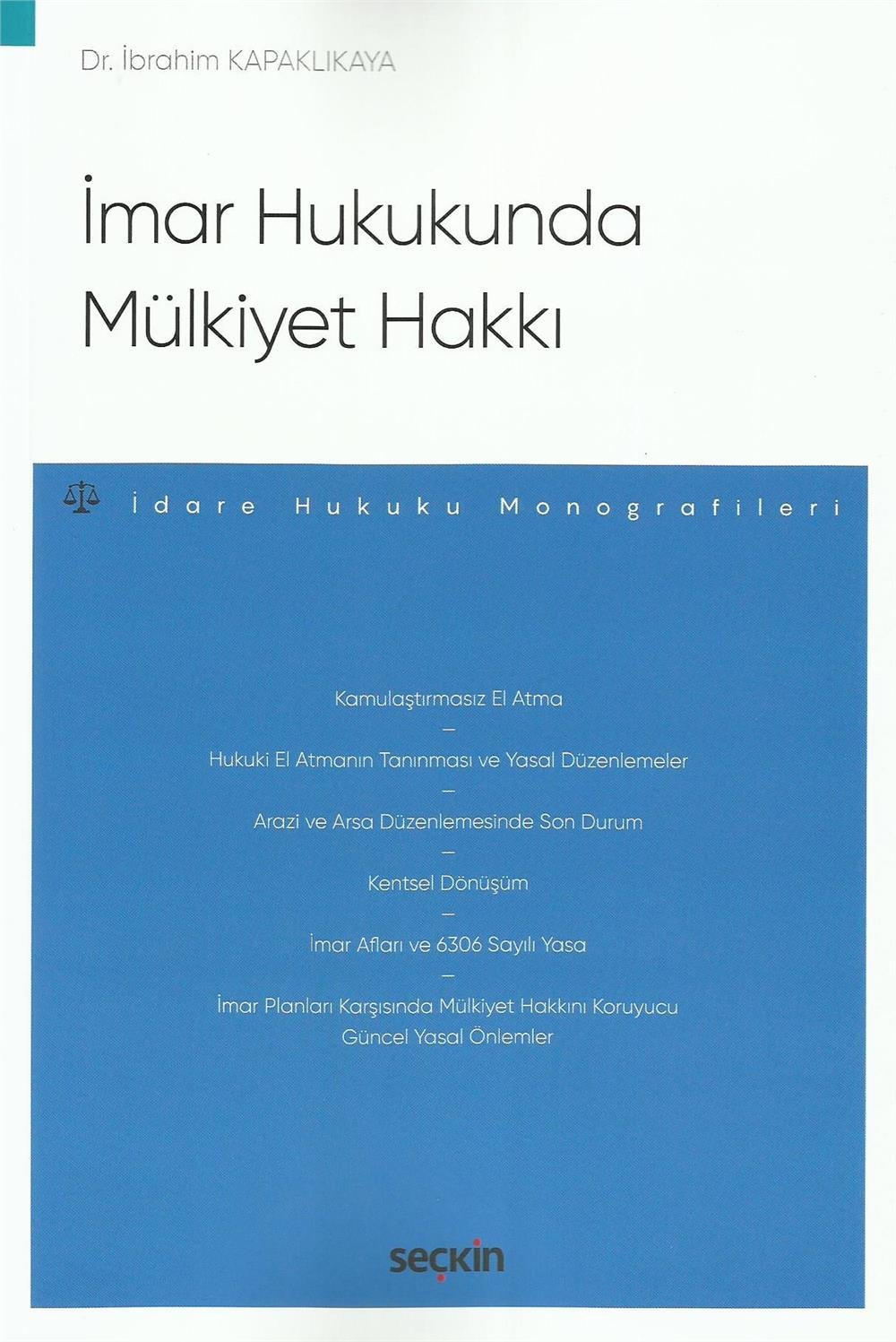 İmar Hukukunda Mülkiyet Hakkı