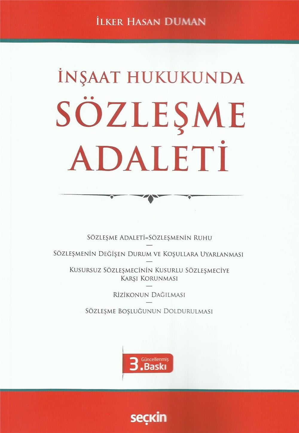 İnşaat Hukukunda Sözleşme Adaleti