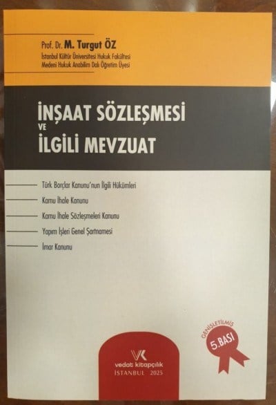 İnşaat Sözleşmeleri İlgili Mevzuat