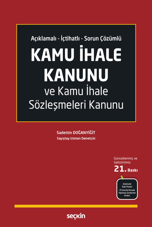 Kamu İhale Kanunu ve Kamu İhale Sözleşmeleri Kanunu