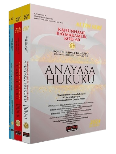 Kanunname Kaymakamlık Kod: 60 (4 Kitap Set)