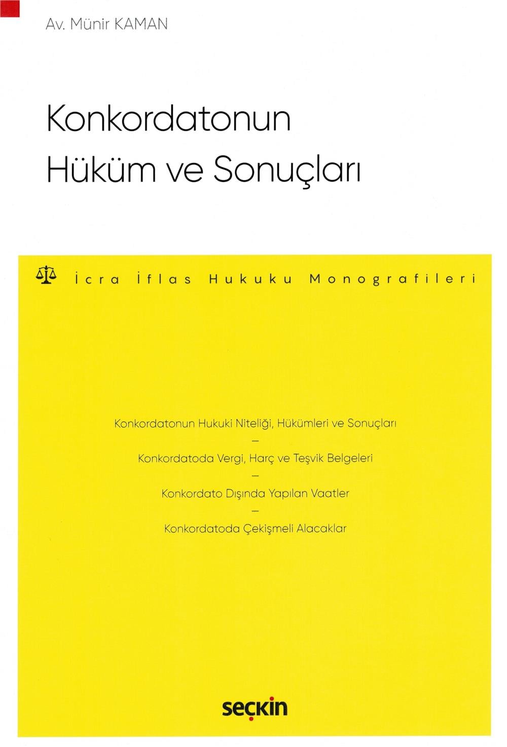 Konkordatonun Hüküm ve Sonuçları