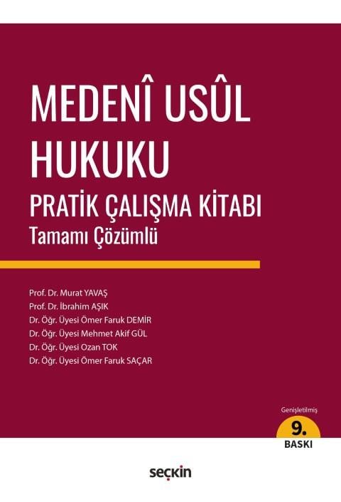 Medeni Usul Hukuku  Pratik Çalışma Kitabı