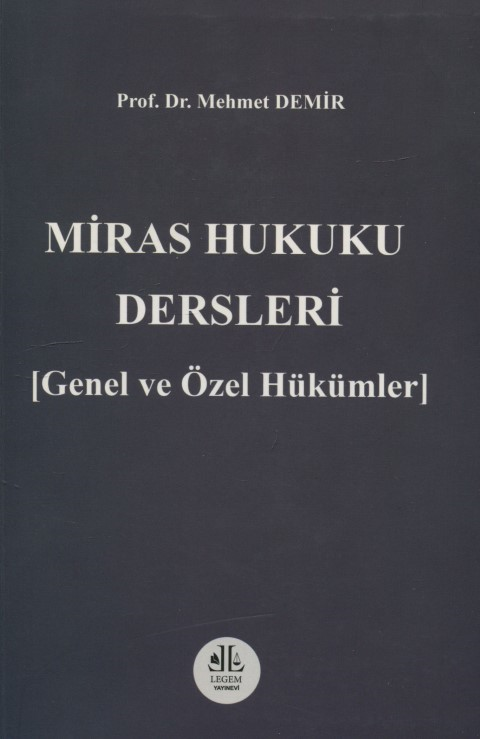 Miras Hukuku Dersleri