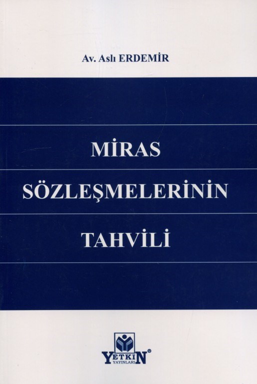 Miras Sözleşmelerinin Tahvili