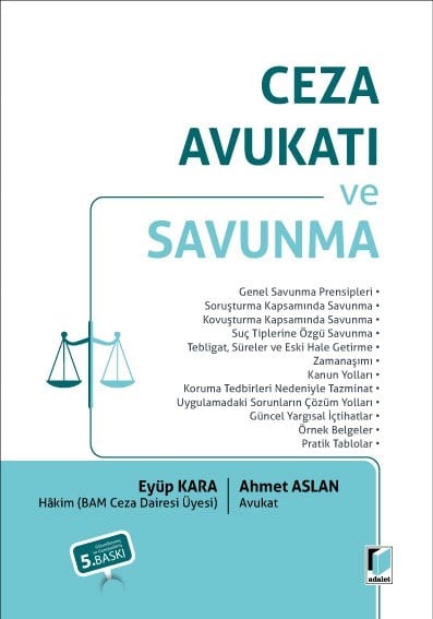(Ön Sipariş) Ceza Avukatı ve Savunma