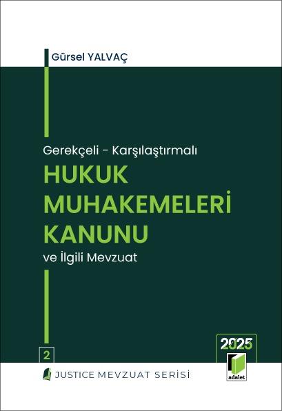 (Ön Sipariş) Hukuk Muhakemeleri Kanunu (Gerekçeli - Karşılaştırmalı) Ciltli