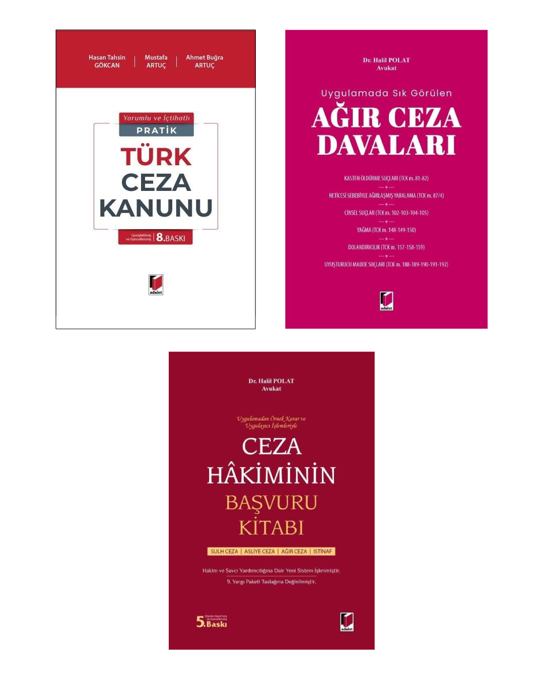 Pratik Türk Ceza Kanunu + Ceza Hakiminin Başvuru Kitabı + Ağır Ceza Davaları Kampanya Seti