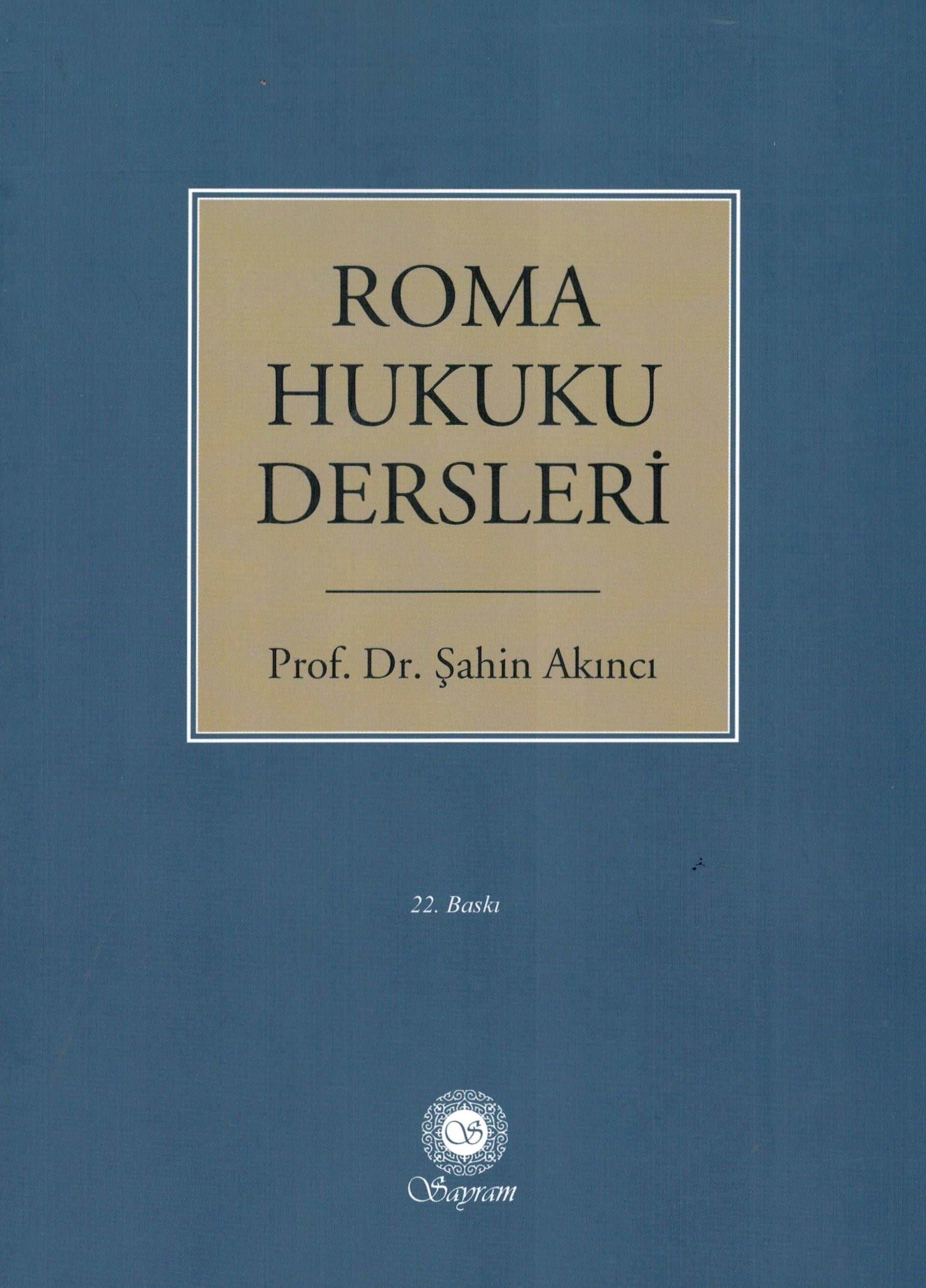 Roma Hukuku Dersleri