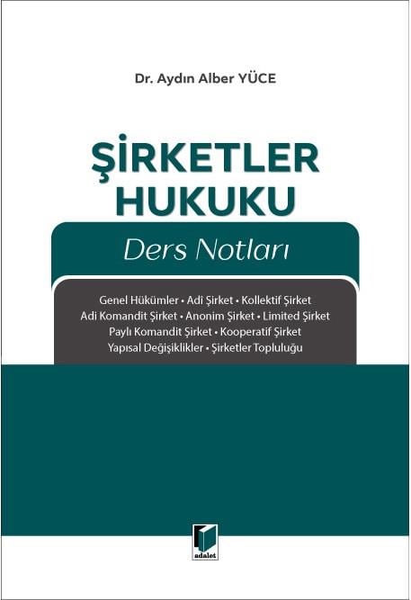 Şirketler Hukuku Ders Notları
