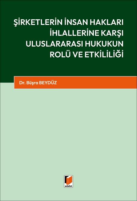 Şirketlerin İnsan Hakları İhlallerine Karşı Uluslararası Hukukun Rolü ve Etkililiği