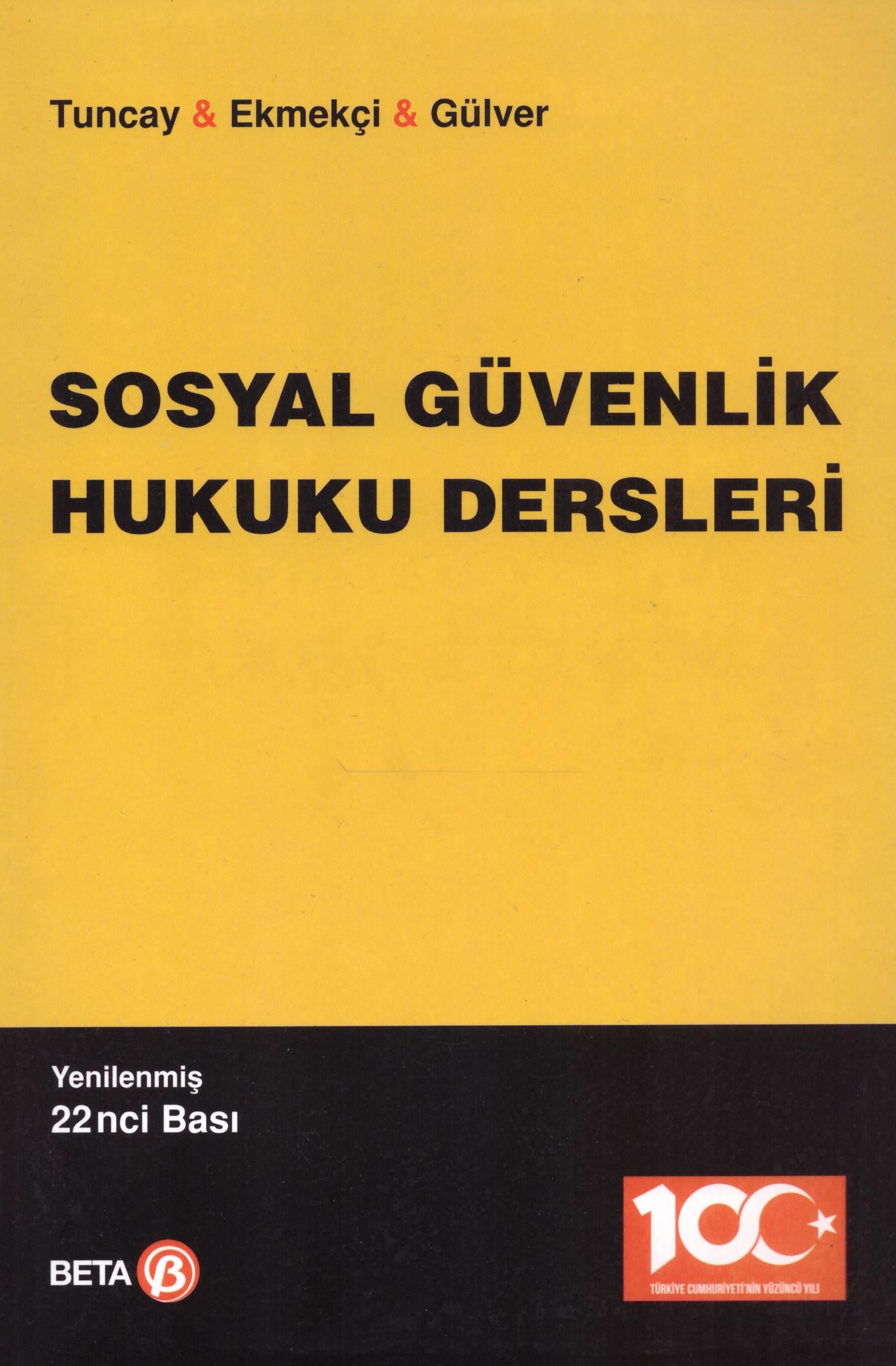 Sosyal Güvenlik Hukuku Dersleri