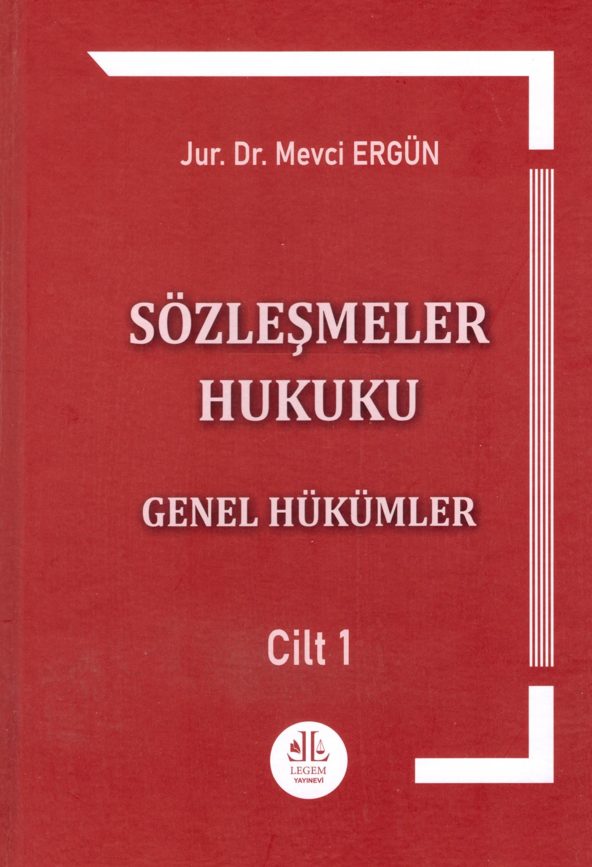 Sözleşmeler Hukuku Genel Hükümler 2 Cilt
