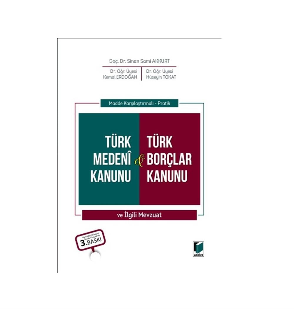 Türk Medeni Kanunu & Türk Borçlar Kanunu ve İlgili Mevzuat