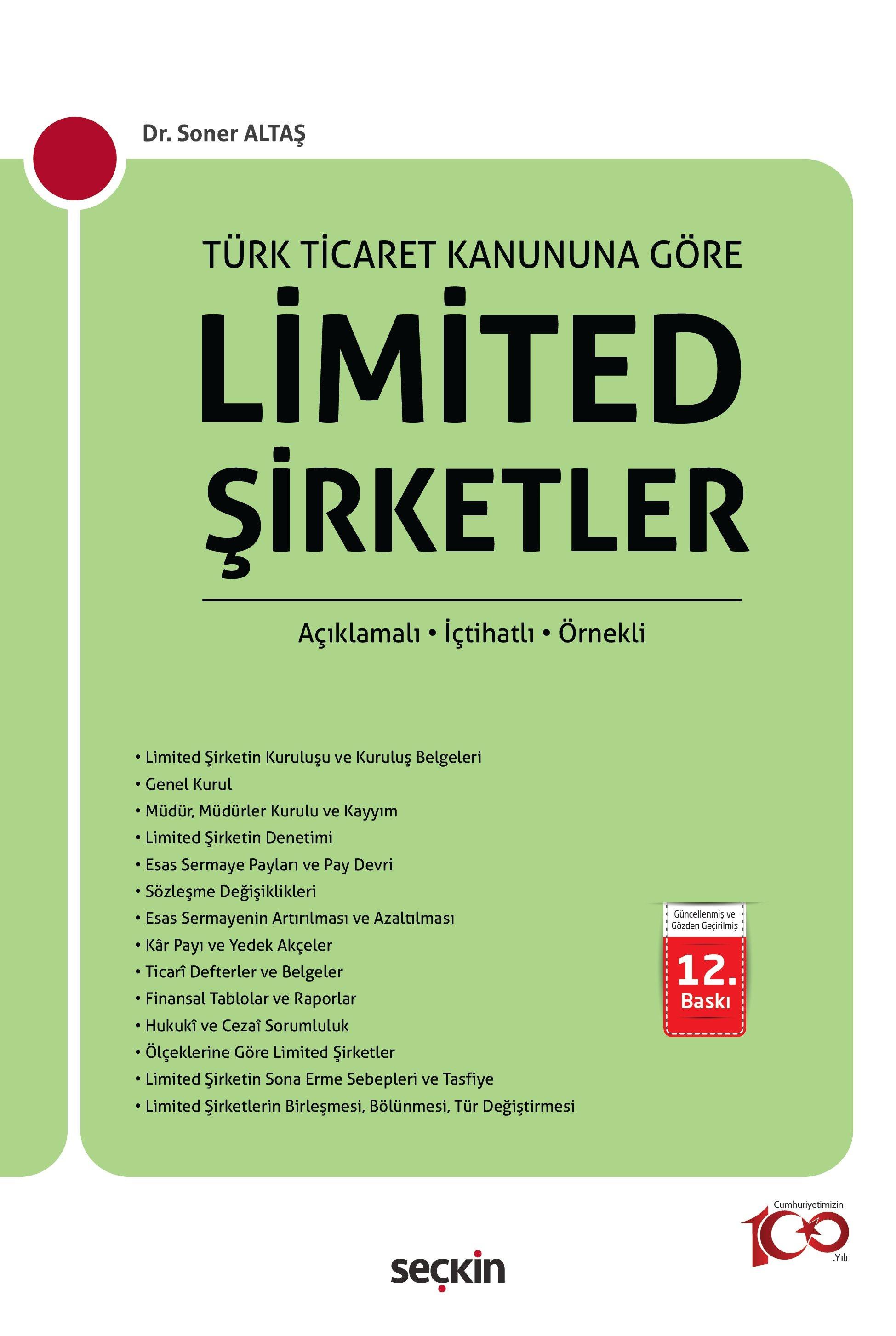 Türk Ticaret Kanunu'na Göre Limited Şirketler