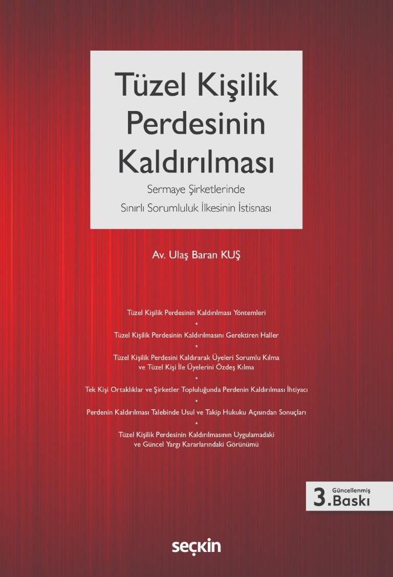 Tüzel Kişilik Perdesinin Kaldırılması 