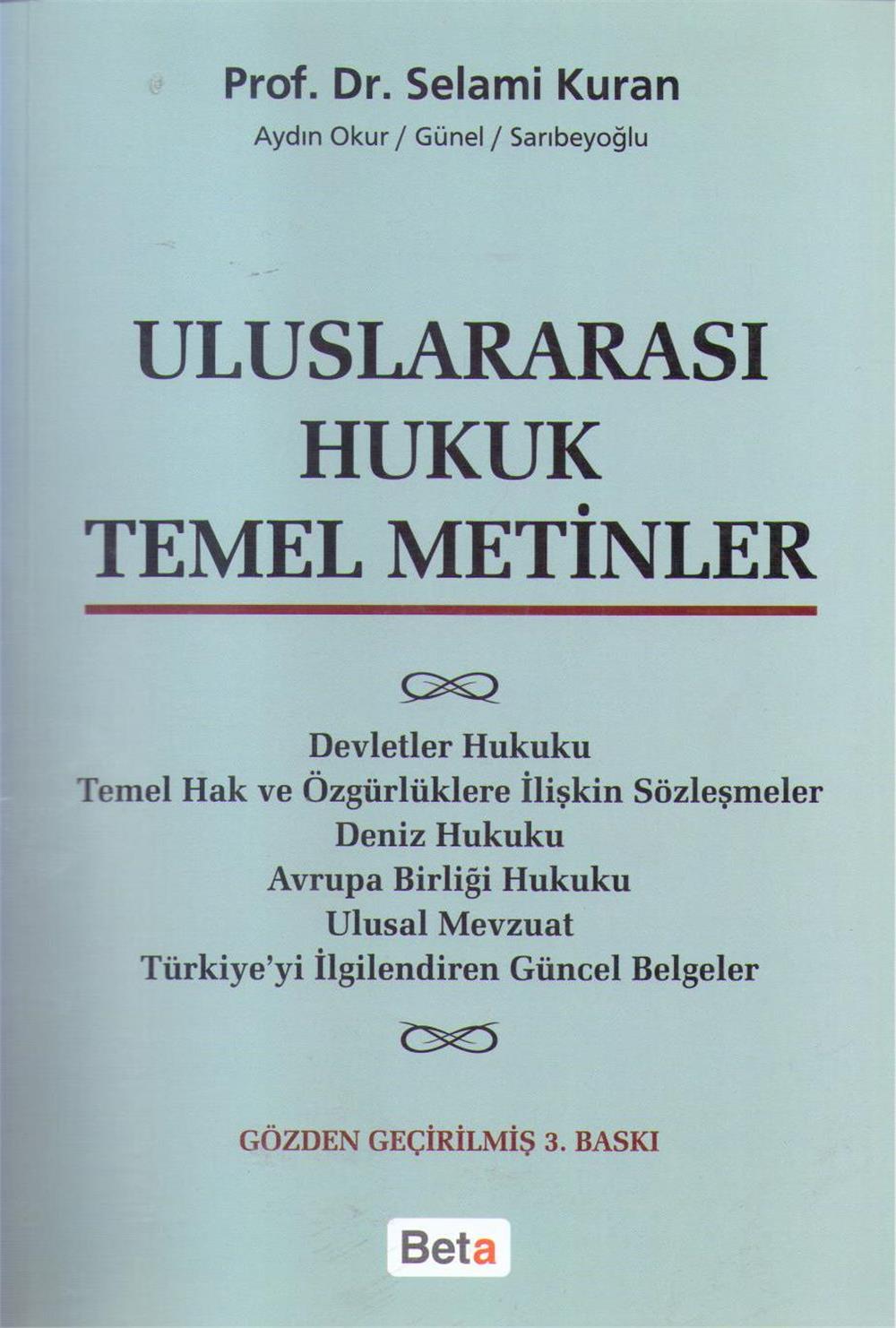 Uluslararası Hukuk Temel Metinler