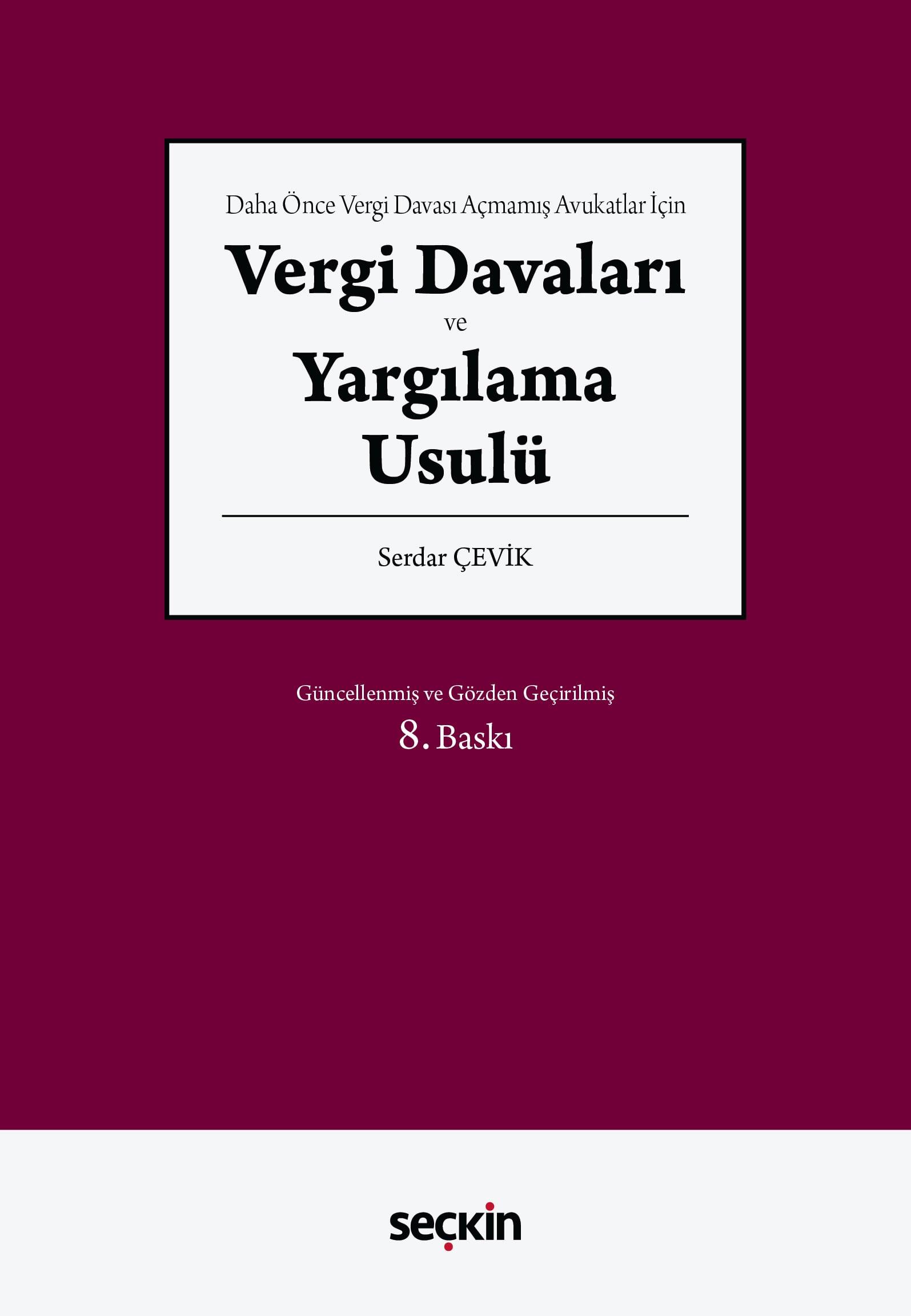 Vergi Davaları ve Yargılama Usulü