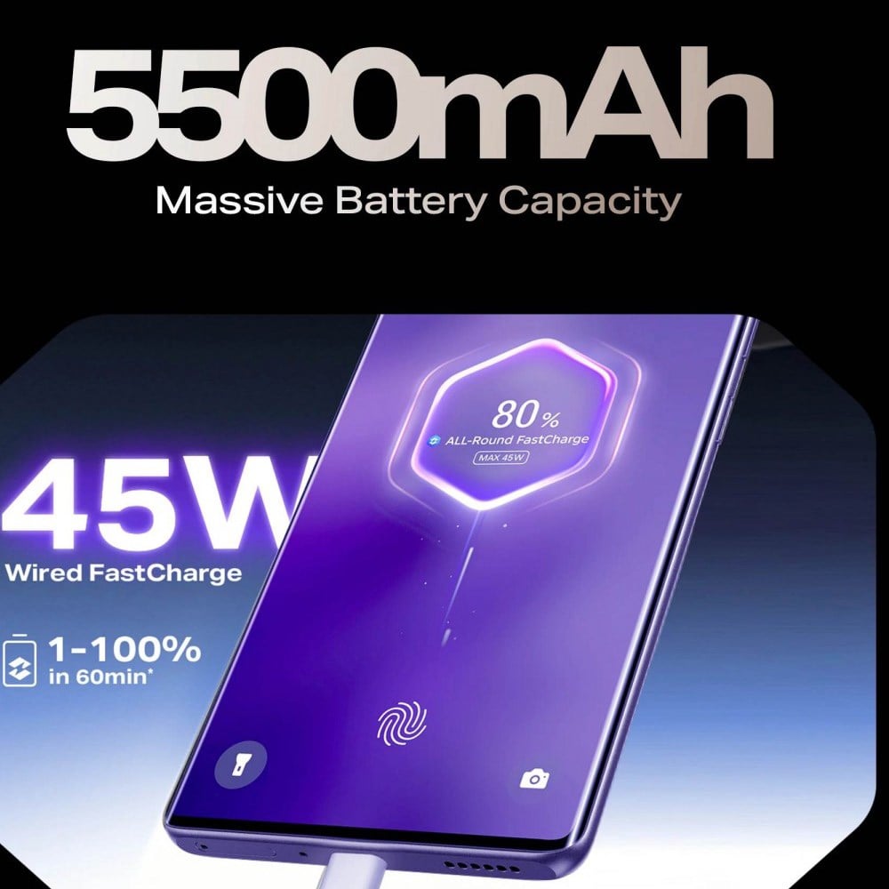 İnfinix Note 50 S 5G Mavi Cep Telefonu (İthalatçı Garantili)
