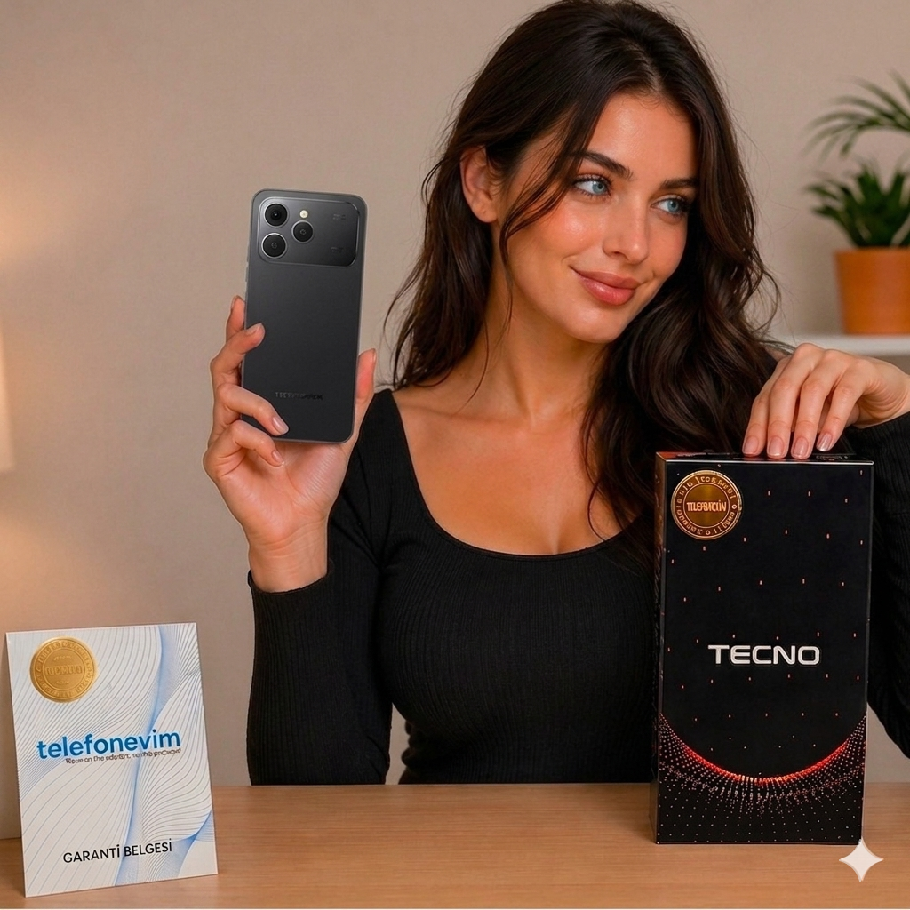 TECNO Spark 40 8 GB 256 GB Akıllı Telefon Siyah İthalatçı Garantili