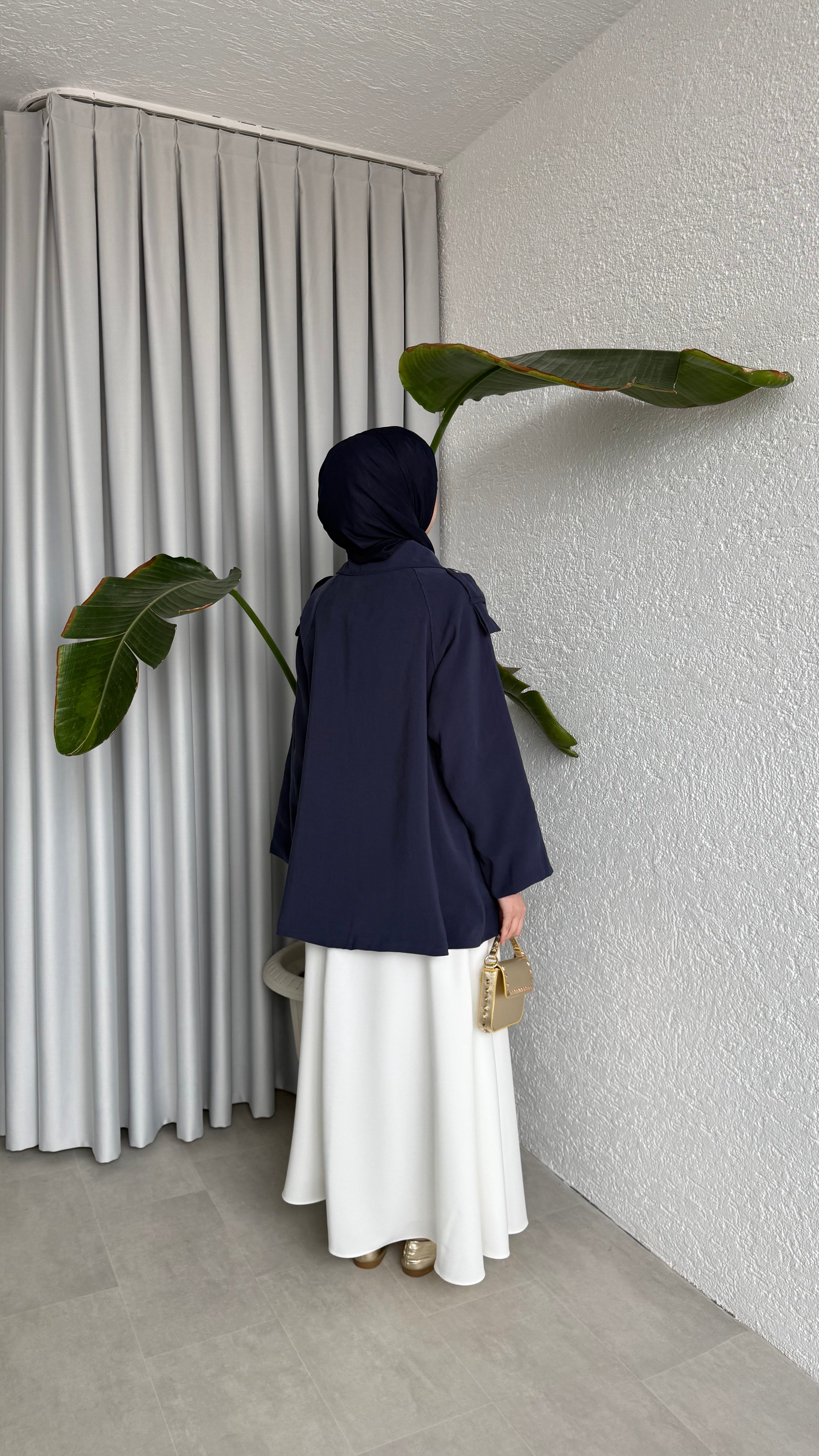 AURA CEKET - LACİVERT