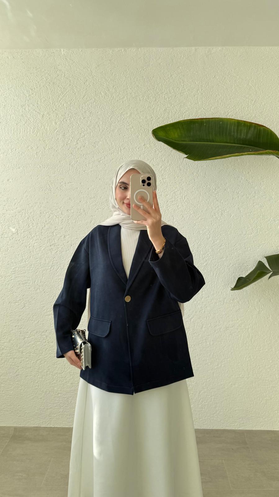BLAZER CEKET - LACİVERT 