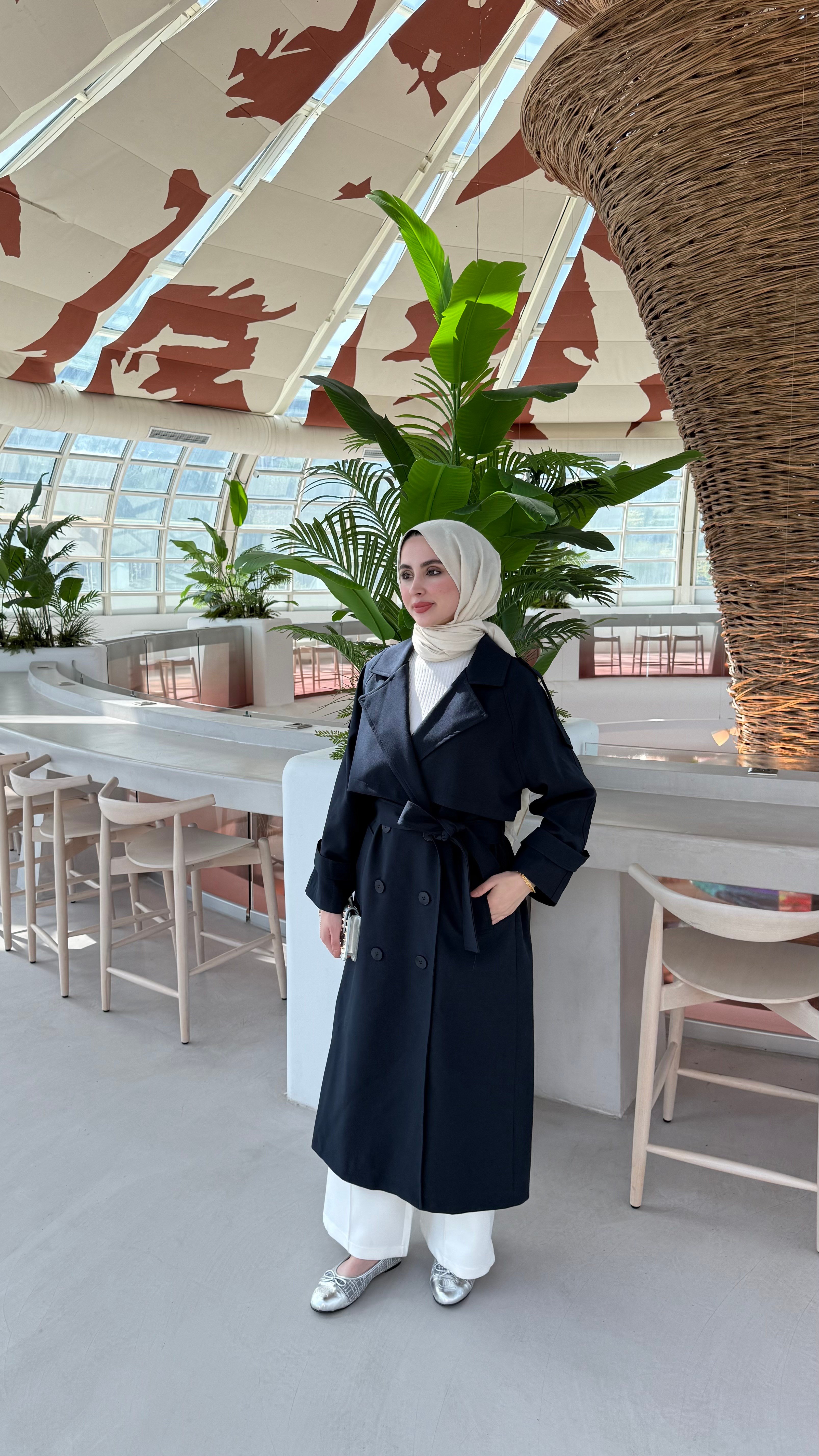 CASUAL TRENÇKOT  - LACİVERT